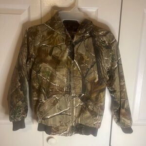 Game Winner Camouflage Jacket w/Hood Size Small